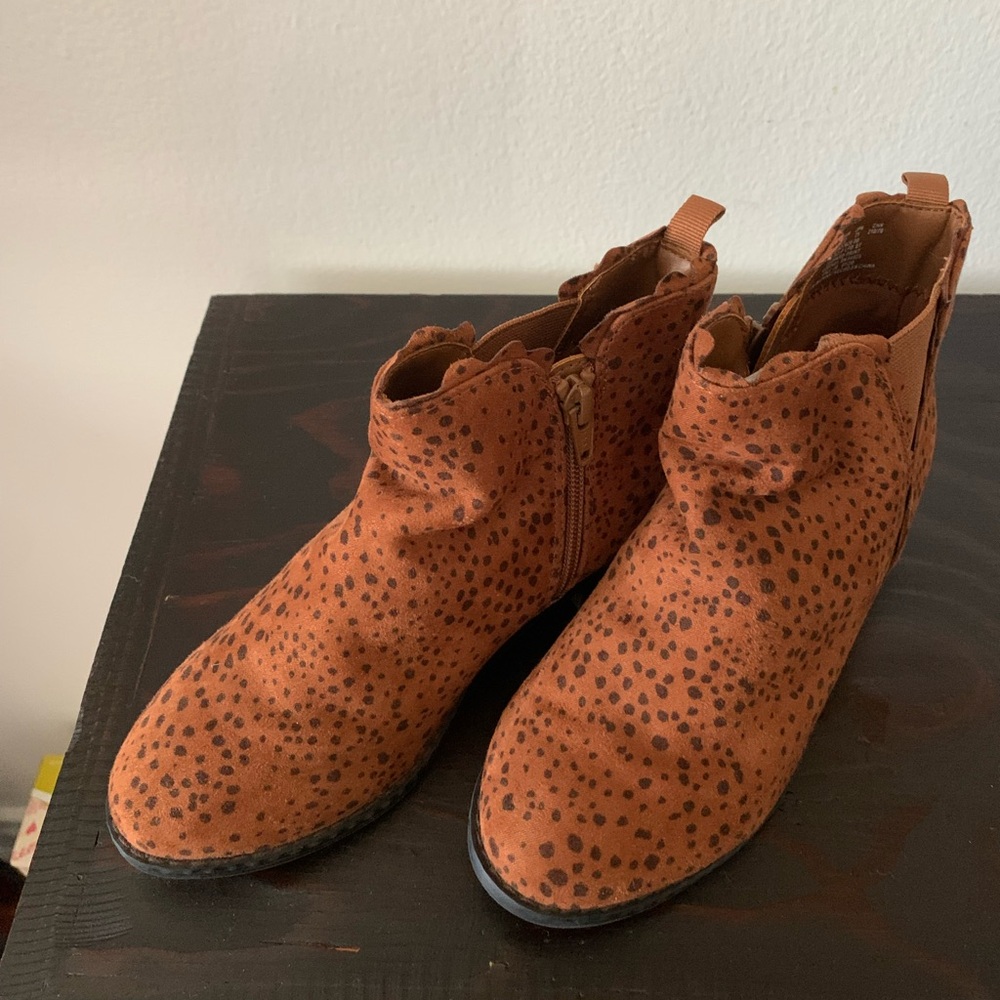 GAP Kids Brown Spotted Boots